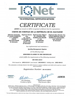 CCR MANTIENE CERTIFICACI&Oacute;N INTERNACIONAL DE CALIDAD, POR PARTE DE AENOR