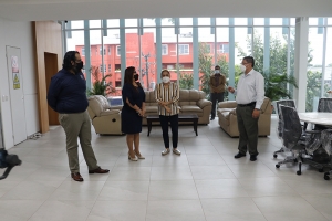 PRESIDENTE Y MAGISTRADOS VERIFICAN AVANCES EN EQUIPAMIENTO DEL CINCAP ESCAL&Oacute;N