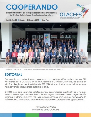 BOLET&Iacute;N DE LA OLACEFS DESTACA LABOR Y ACTIVIDADES QUE REALIZ&Oacute; LA CORTE DE CUENTAS DE EL SALVADOR.