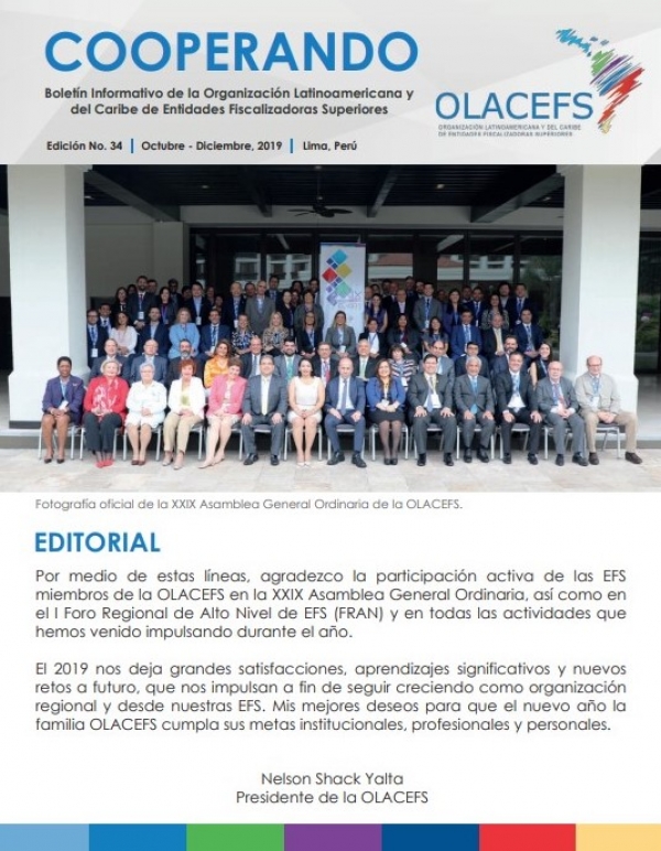 BOLET&Iacute;N DE LA OLACEFS DESTACA LABOR Y ACTIVIDADES QUE REALIZ&Oacute; LA CORTE DE CUENTAS DE EL SALVADOR.