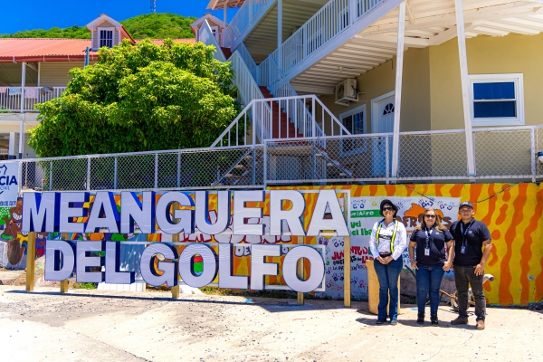 CCR inspecciona reparaci&oacute;n del muelle de Meanguera